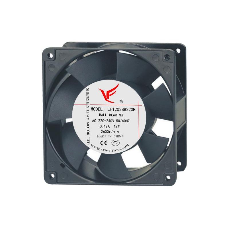 120 * 120 * 38MM-7 Fan Fuarú Bosca Dáilte Cumhachta UPS